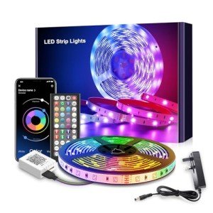 5m RGB Color Changing LED Strip Lights with Remote