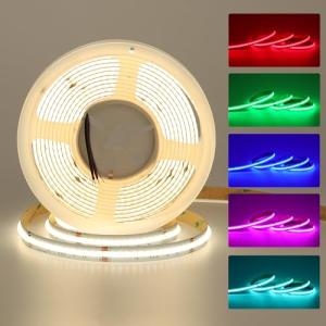 RGBW COB LED Strip Light - 24V, 5M