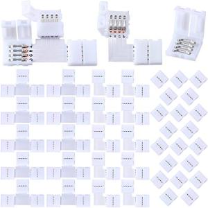 40 Pieces LED Strip Lights Connector Adapter