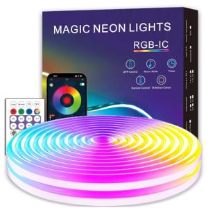 Waterproof RGB Neon Rope Lights with Remote Control