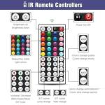 RGB LED Strip Light Remote Controller with 44 Keys