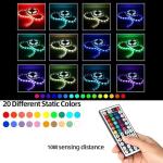 RGB LED Strip Light Remote Controller with 44 Keys