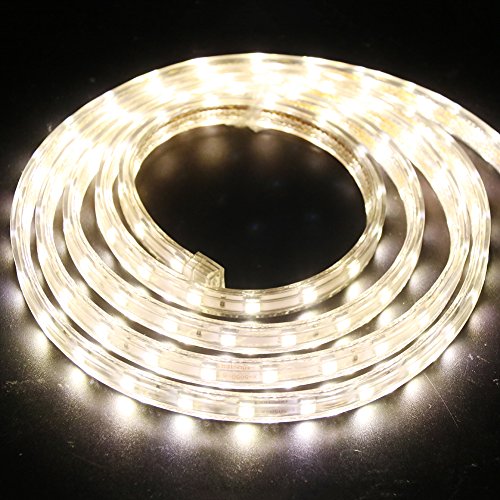 15m Warm White LED Strip with Switch