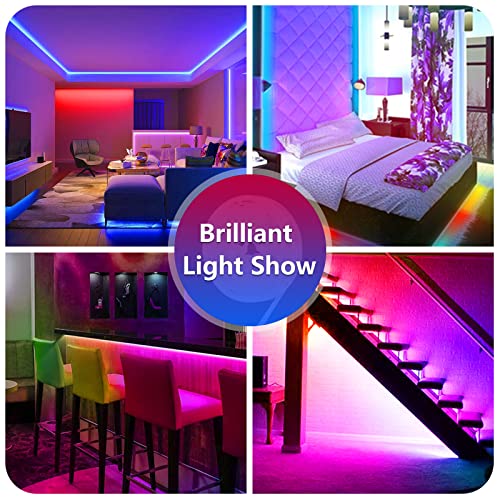 5m RGB LED Strip Lights with App & Remote Control