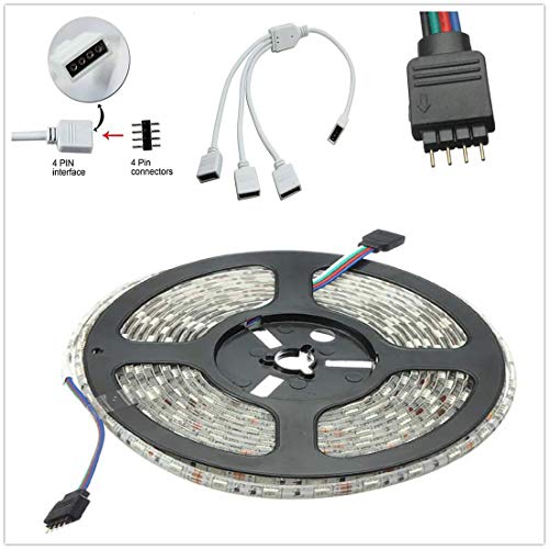 15M Waterproof RGB LED Strip Light Kit