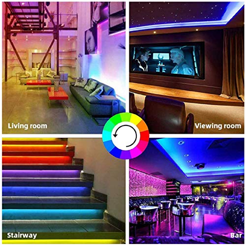 15M Waterproof RGB LED Strip Light Kit