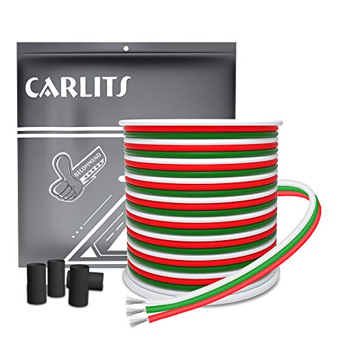 65ft 22AWG 3-Pin Cord for LED Strips