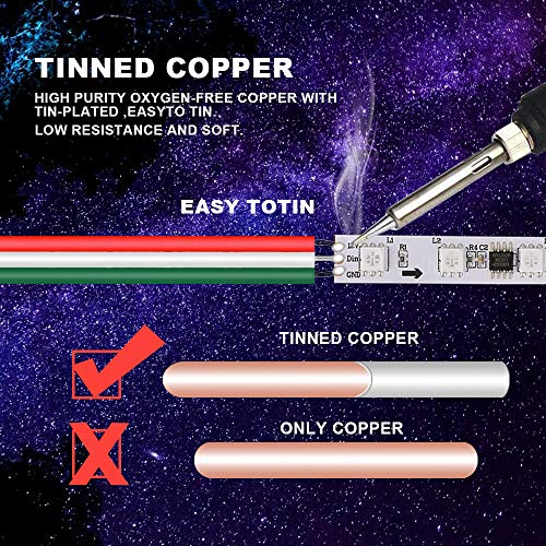 65ft 22AWG 3-Pin Cord for LED Strips