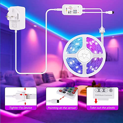 20m Alexa Smart LED Strip Lights with Music Sync
