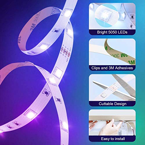 Ultra-Long Colour Changing LED Light Strips Kit