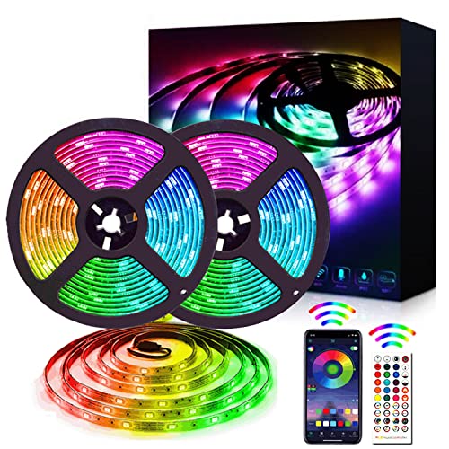 Smart LED Strip Lights with Alexa Control: 20M