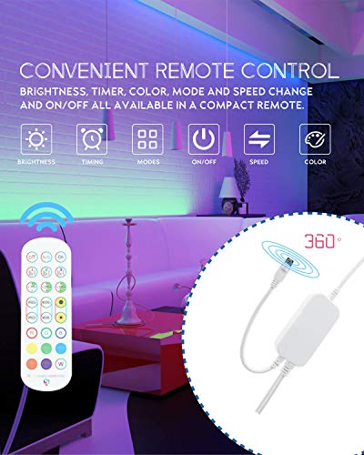 Bluetooth Controlled 30M LED Strip Lights