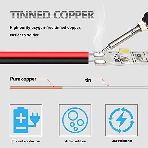 30M LED Strip Extension Wire Cord 20AWG