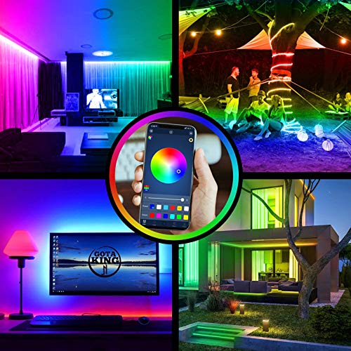 30M RGB LED Strip Set with APP & Bluetooth