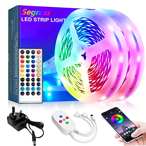 30M Color-Changing LED Strip Light with Music Sync