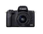 Canon EOS M50 Mark II Black Bundle with EF-M 15-45mm & EF-M 55-200mm
