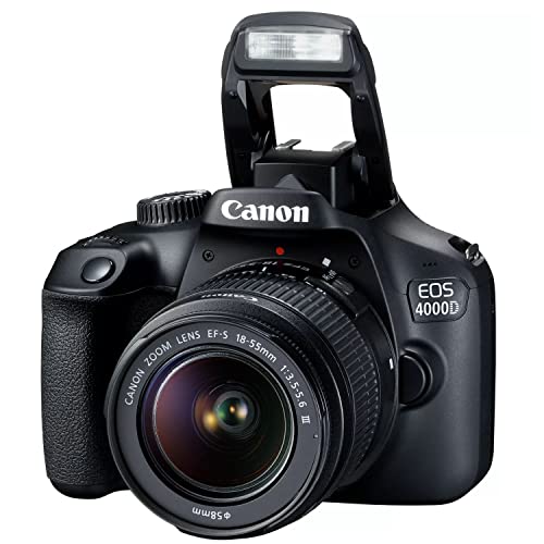 Canon EOS 4000D DSLR Camera Bundle with Accessories