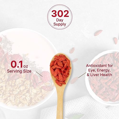 Organic Goji Berries: Large Size, Whole Berry Source