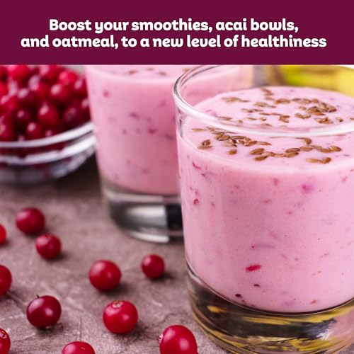 Roots Circle Premium Brown Whole Flax Seeds 21oz