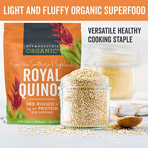 Viva Naturals Organic Quinoa: Plant-Based Protein, Fiber, Iron