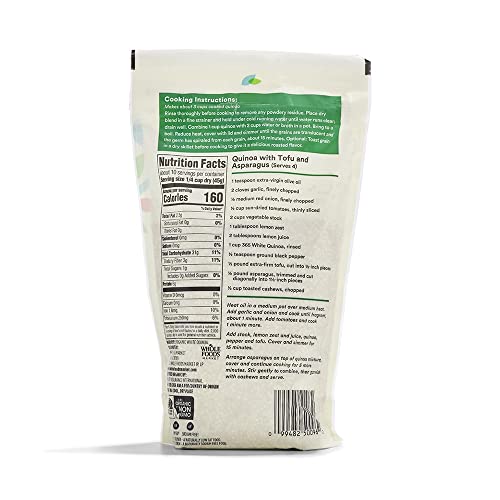 365 Organic White Quinoa, 16 Ounce by Whole Foods