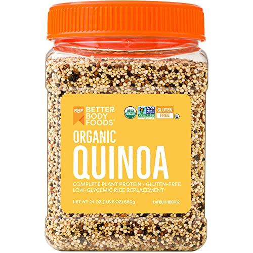 Organic Vegan Quinoa: Complete Plant Protein, Gluten-Free, 24oz