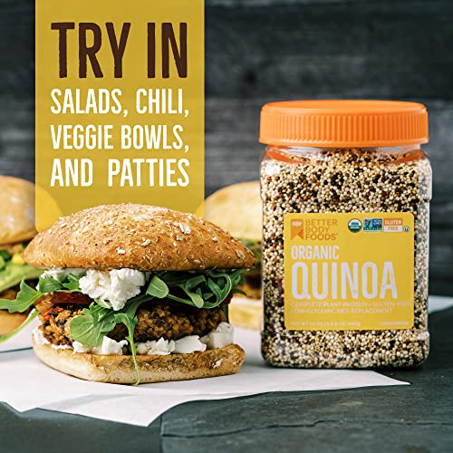 Organic Vegan Quinoa: Complete Plant Protein, Gluten-Free, 24oz