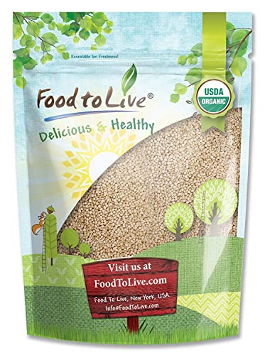Organic Royal White Quinoa, 5 Pounds - Raw & Vegan