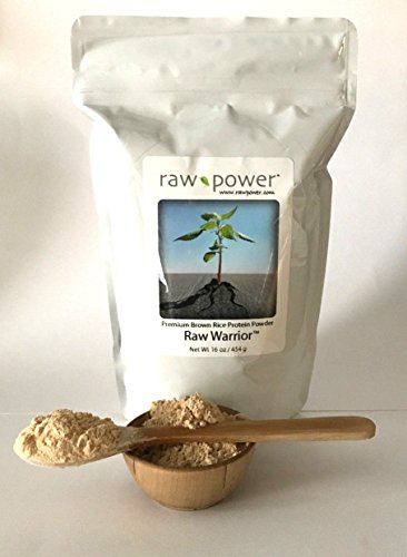 Raw Warrior Brown Rice Protein Powder, Raw Power (16 oz)