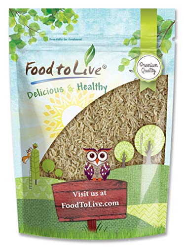 3 lb Raw Long Grain Brown Rice - Kosher, Vegan