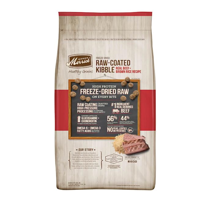 Merrick Beef & Brown Rice High-Protein Dog Food