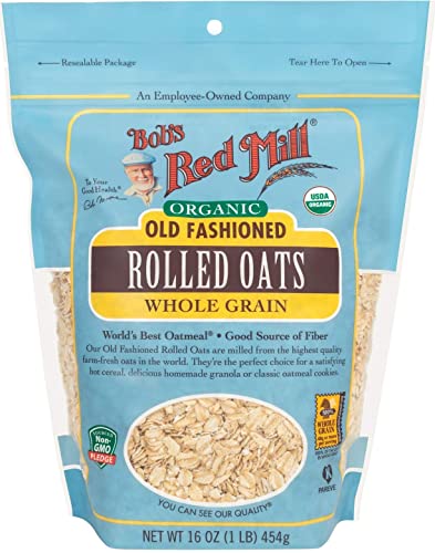 Bob's Red Mill Organic Rolled Oats, 16 oz