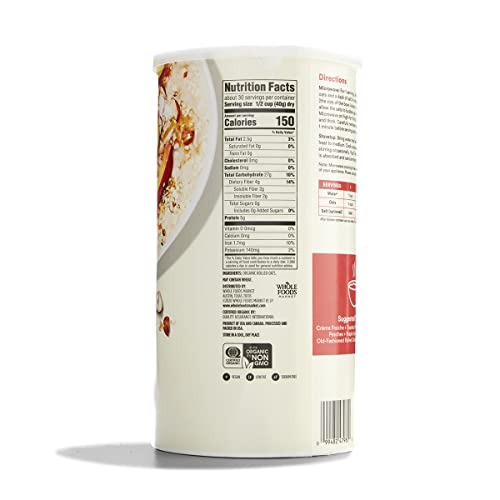 365 Organic Old-Fashioned Rolled Oats, 42 oz