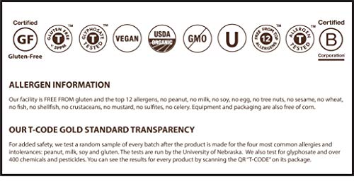 ZEGO Organic Raw Rolled Oats - Double Protein