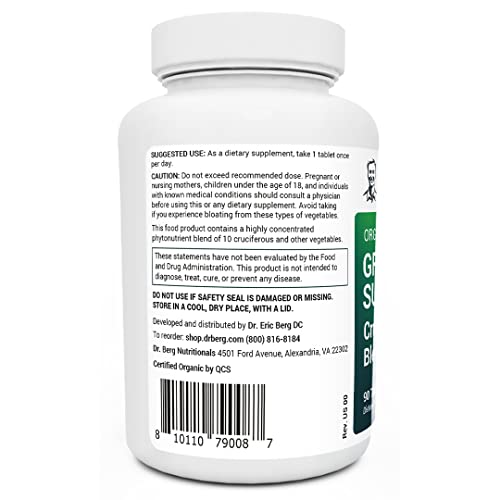 Dr. Berg's Phytonutrient Super Greens Vegetable Tablets - 90