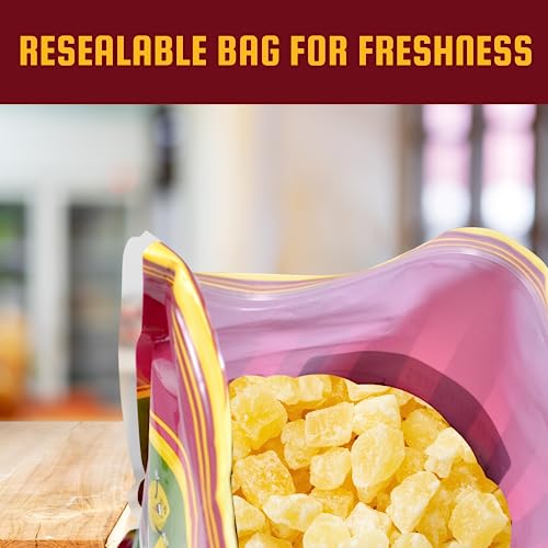 Raw Dried Pineapple Chunks (5lb) | Kosher Certified