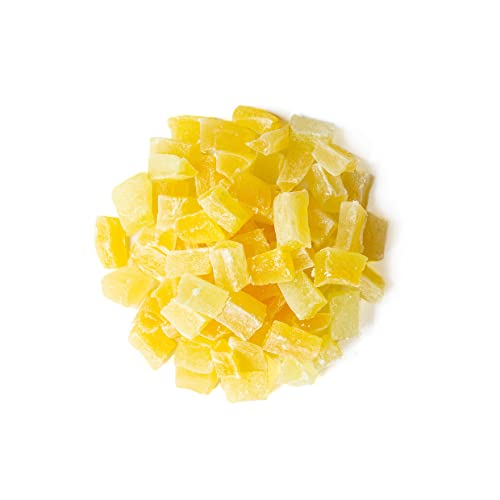Raw Vegan Unsulfured Diced Pineapple, 8 oz Bulk