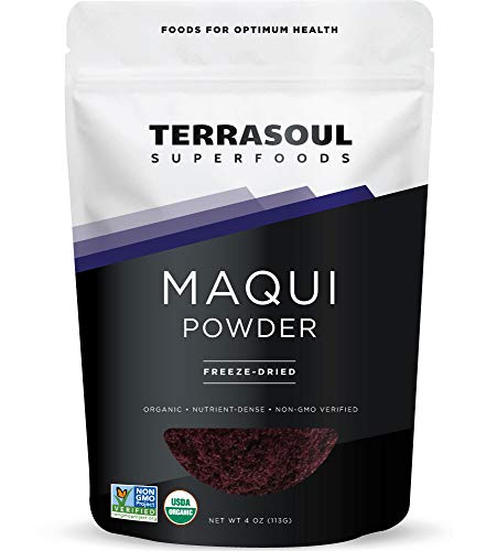 Terrasoul Superfoods Organic Maqui Berry Powder 4 Oz