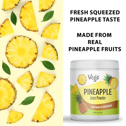 Organic Freeze Dried Pineapple Juice Powder with Bromelain