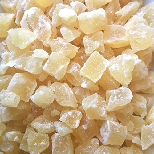 Unsulfured Dried Diced Pineapple, Low Sugar (1.5 lb)