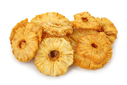 Yupik Organic Dried Pineapple Rings, 1 Lb, Healthy Snack