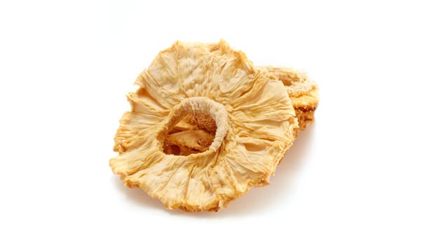 Yupik Organic Dried Pineapple Rings, 1 Lb, Healthy Snack