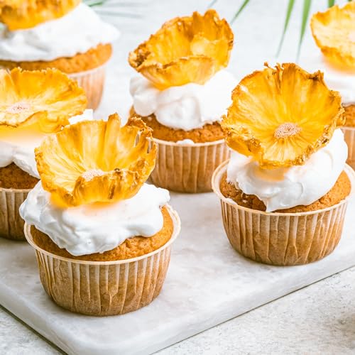 Yupik Organic Dried Pineapple Rings, 1 Lb, Healthy Snack