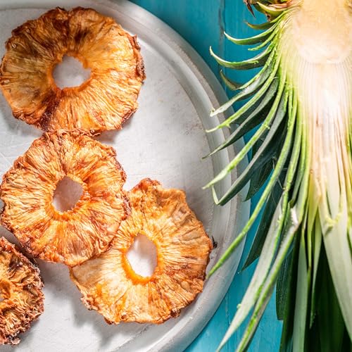 Yupik Organic Dried Pineapple Rings, 1 Lb, Healthy Snack
