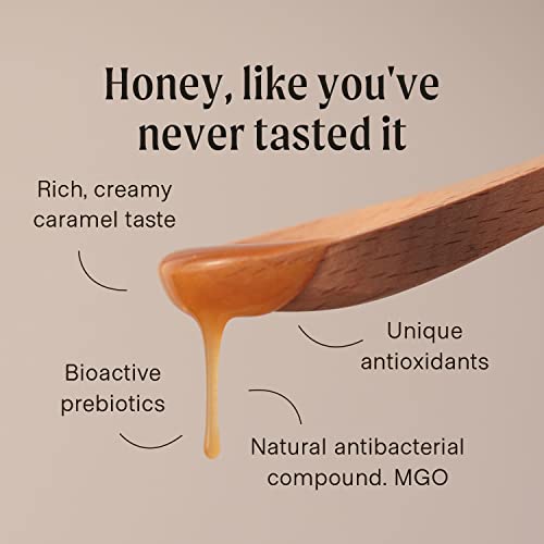 Manukora Raw Manuka Honey, MGO 50+, Non-GMO, 250g