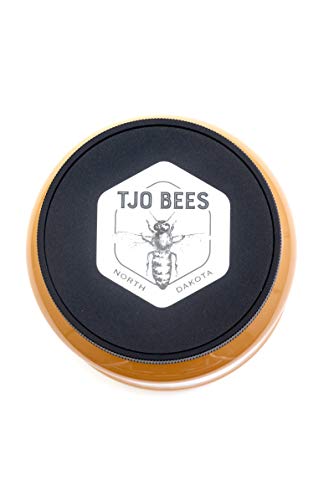 8 lb Jar of TJO Bees Raw Honey