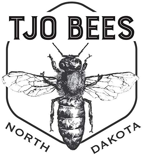 8 lb Jar of TJO Bees Raw Honey