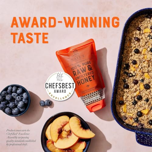 Nate's 100% Pure Raw Honey Squeeze Pouch - 16oz