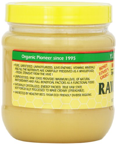 YS Organic Bee Farms Raw Honey, 14 oz