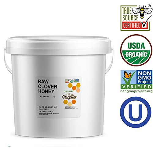 USDA Organic Clover Raw Honey, True Source Certified